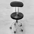 Height Adjustable Laboratory Stool with Backrest - 3