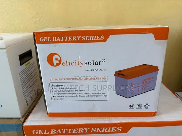 Felicity 100Ah 12V Deep Cycle Gel Battery - 3 Year Warranty - 1