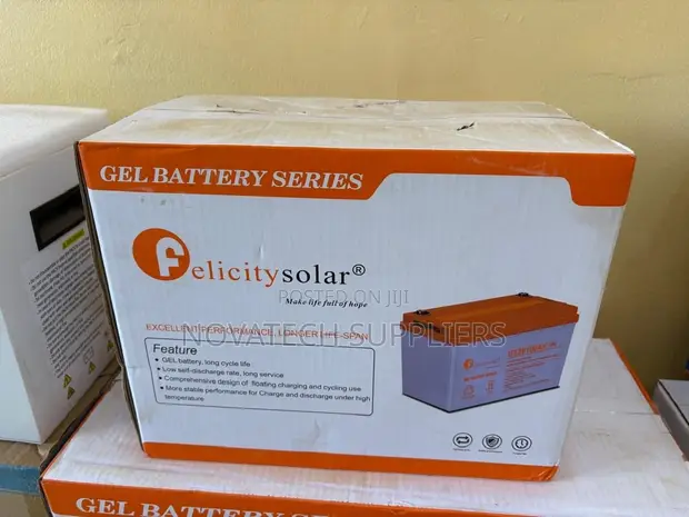Felicity 12V 100Ah Sealed Deep Cycle Gel Battery - 1