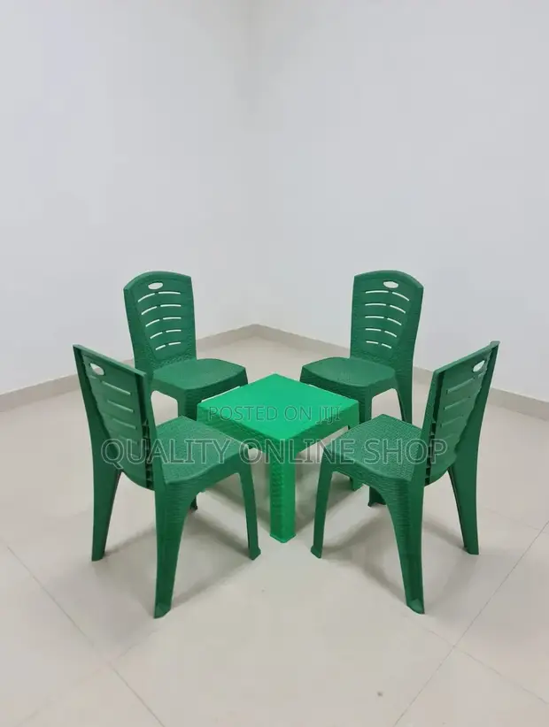 Bar/Restaurant Plastic Table and Chairs - 1