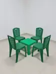 Bar/Restaurant Plastic Table and Chairs - 1