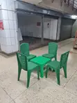 Bar/Restaurant Plastic Table and Chairs - 2