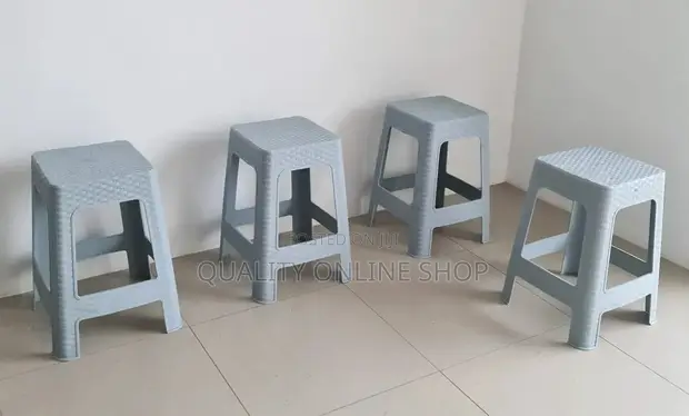 Matted Plastic Stools - 1