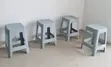 Matted Plastic Stools - 1