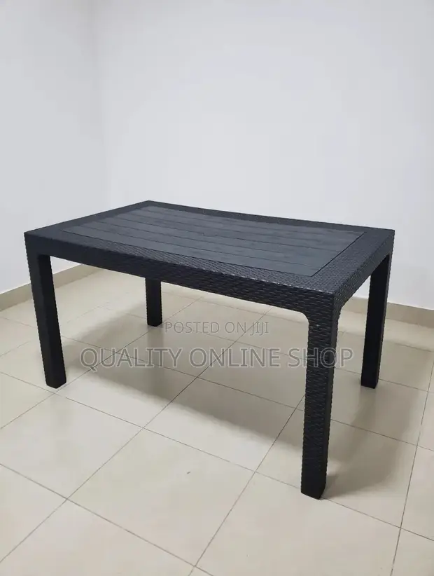Rectangular Plastic Dining Table - Brand New - 1