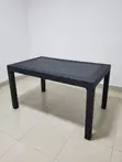 Rectangular Plastic Dining Table - Brand New - 1