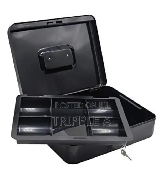 Lockable Petty Cash Box - Brand New - 1