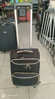 Gutentag Black Softside Fabric Trolley Suitcase - 1
