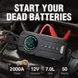 Car Jump Starter, Tire Inflator & Compressor - 5