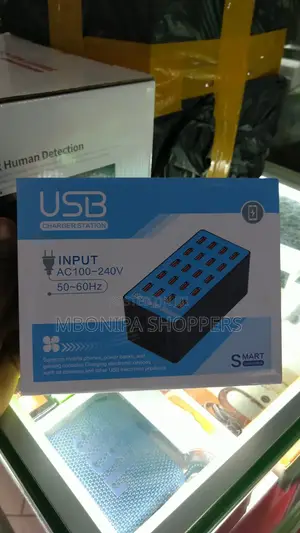 20-Port 100W USB Charging Station