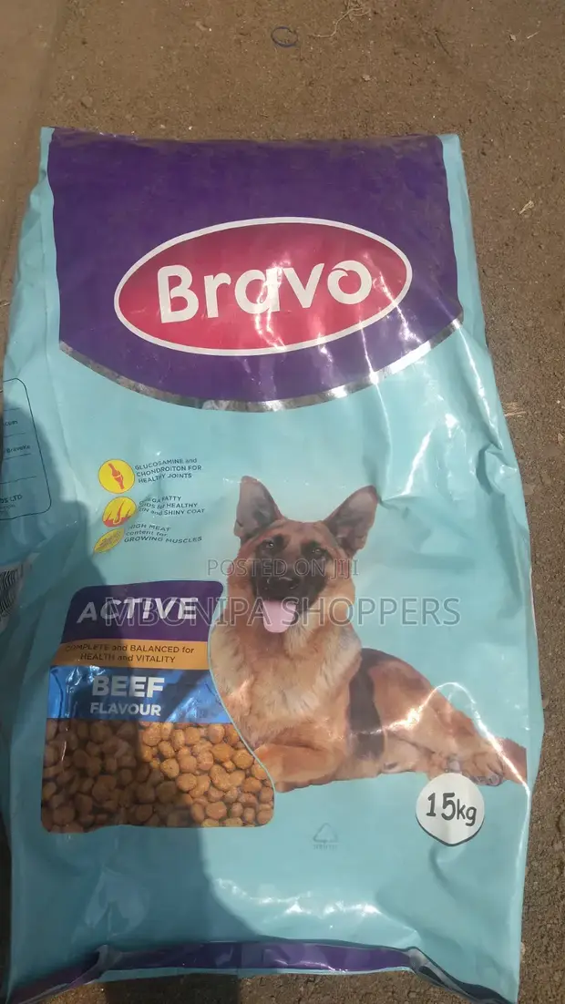 BRAVO Homestyle Complete Beef Dinner Dog Food 15kg - 1
