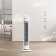 Modern Tower Fan - Powerful Airflow, Low Noise - 2