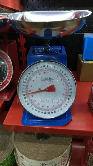 Mechanical Kitchen Weighing Scale - 20kg Capacity, Silver