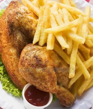 Half Chicken and Chips