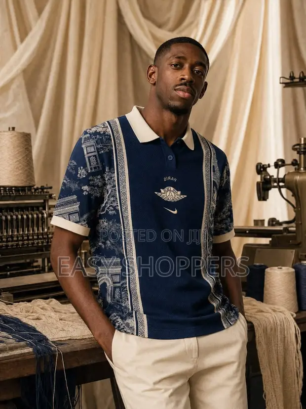 Paris Saint Germain PSG x Nike x Air Dior Polo Jersey - 1