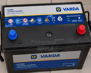 Varda N100MF 100Ah 800CCA Maintenance-Free Car Battery 12V