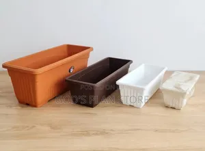 Long Rectangular Plastic Flower Pots