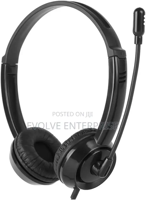 HP DHE-8009 Wired 3.5mm On-Ear Stereo Headset - 1