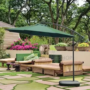 3m Outdoor Balcony Garden Umbrella - Green