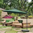 3m Outdoor Balcony Garden Umbrella - Green - 1