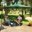 3m Outdoor Balcony Garden Umbrella - Green - 2