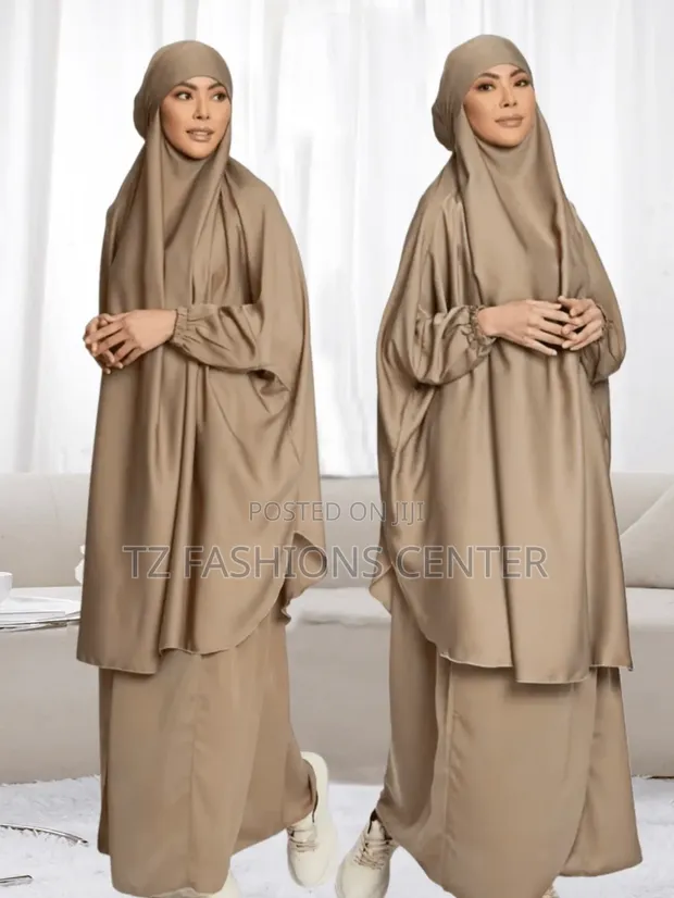 Women's Jalabiya - Multi-Color Polycotton & Silk Blend - 1