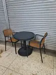 Plastic Dining Table and Chairs Set - 1