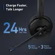 Anker PowerConf H700 Bluetooth Headset with Charging Stand - 2