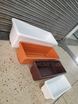 Rectangular Plastic Flower Pots - Brand New