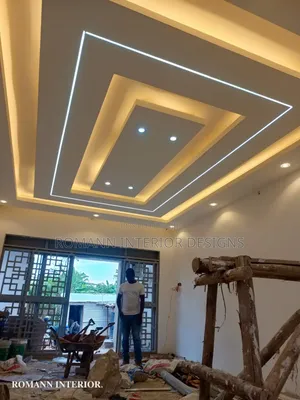 Gypsum Ceiling Design and Electrical Installation