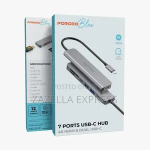 Porodo 7-in-1 USB-C Hub