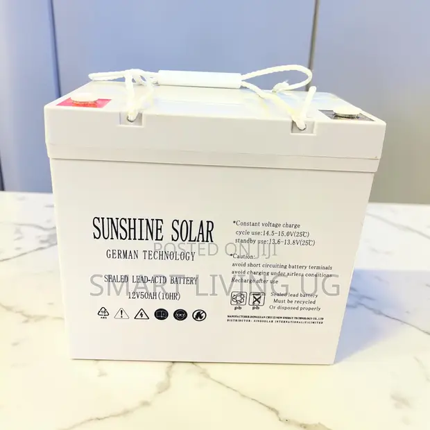 Sunshine Solar 12V 50Ah Sealed Lead Acid Battery - 1