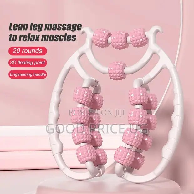 Handheld 20-Wheel Annular Leg Clamp Massager - 1