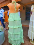 Green Halter Maxi Dress - 3