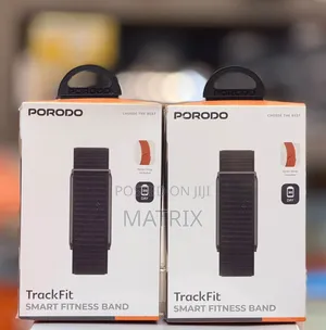 Porodo Track Fit Smart Fitness Band - Orange Nylon