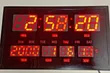 VIP Digital LED Wall Clock - Large 50x30cm - 3