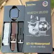 Haino Teko ST10 Waterproof Smart Watch with Integrated Earbuds - 1