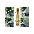 Heavy-Duty Brass Adjustable High-Pressure Hose Spray Nozzle - 1
