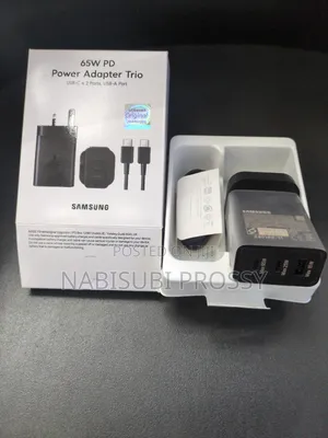 65W Fast Charger with 3 Inputs