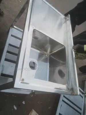 Commercial Stainless Steel Sink with Shelves