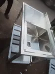 Commercial Stainless Steel Sink with Shelves - 2