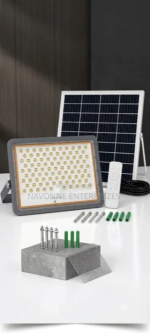 500W Super Bright Outdoor Solar Security Flood Light - Commercial