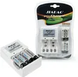 Jiabao JB-212 Digital Battery Charger with 4 AAA Batteries - 2