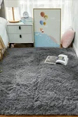 Centre Carpet - Dark Grey Shaggy - 2