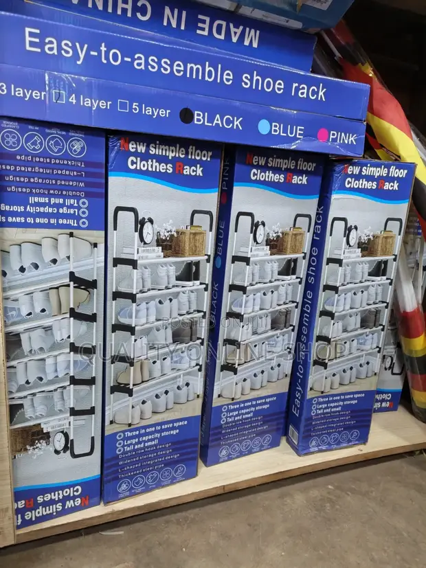 5-Layer Plastic Shoe Rack - 1