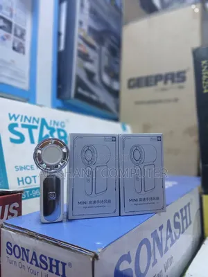 Mini Handheld Fan - Portable, LED Display