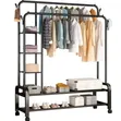 Classic Multifunctional Cloth and Shoe Rack - 2