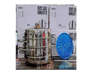 3 Layer Stainless Steel Food Steamer (30cm)