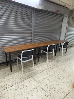 120cm Foldable Reading Table and 1 Chair
