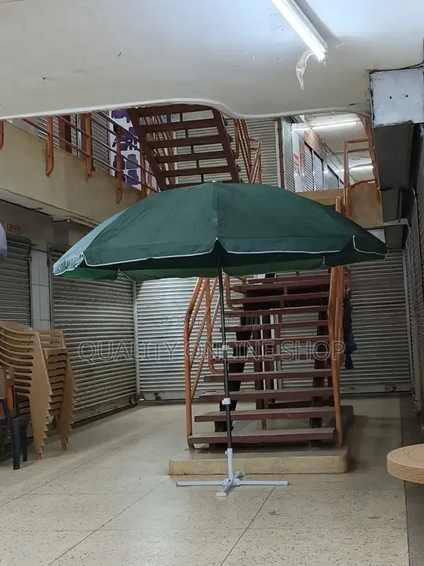 Outdoor Garden Umbrella - Green - 1